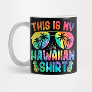 This Is My Hawaiian Tropical Luau Costume Party Wear Mug